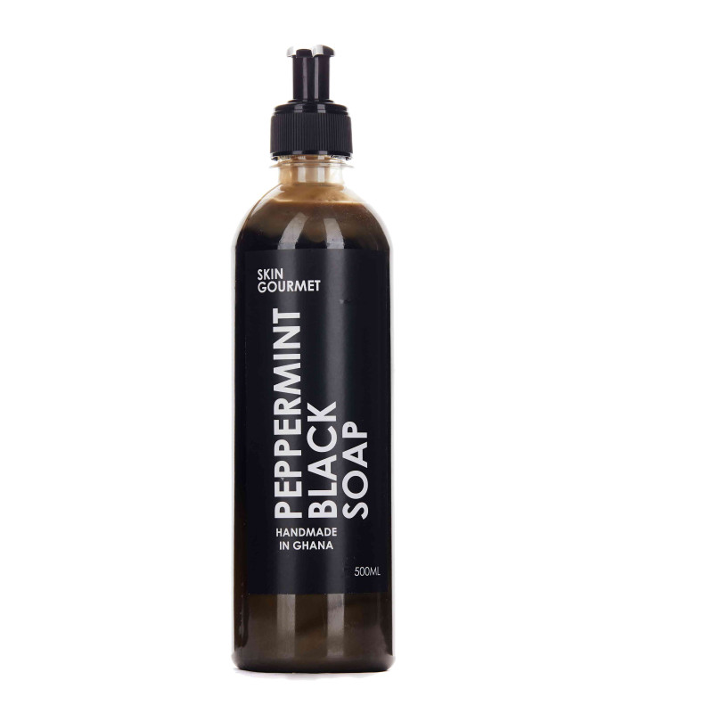 Peppermint Black Soap With Wild Honey